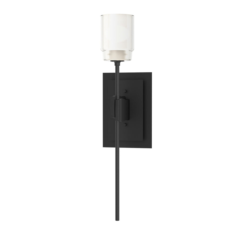 Hubbardton Forge - One Light Wall Sconce - Echo - Black- Union Lighting Luminaires Decor