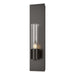 Hubbardton Forge - One Light Wall Sconce - Pillar - Oil Rubbed Bronze- Union Lighting Luminaires Decor