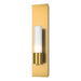 Hubbardton Forge - One Light Wall Sconce - Pillar - Modern Brass- Union Lighting Luminaires Decor