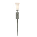 Hubbardton Forge - One Light Wall Sconce - Sweeping Taper - Sterling- Union Lighting Luminaires Decor
