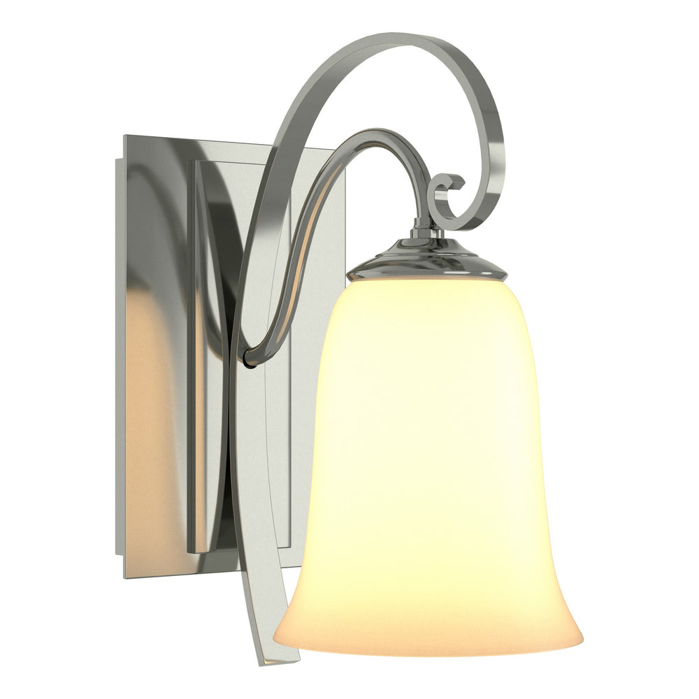 Hubbardton Forge - One Light Wall Sconce - Scroll - Sterling- Union Lighting Luminaires Decor