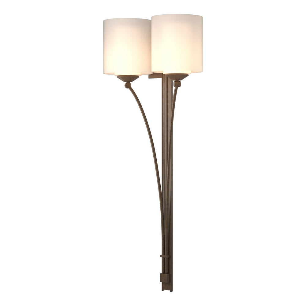 Hubbardton Forge - Two Light Wall Sconce - Formae - Bronze- Union Lighting Luminaires Decor