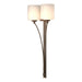 Hubbardton Forge - Two Light Wall Sconce - Formae - Bronze- Union Lighting Luminaires Decor