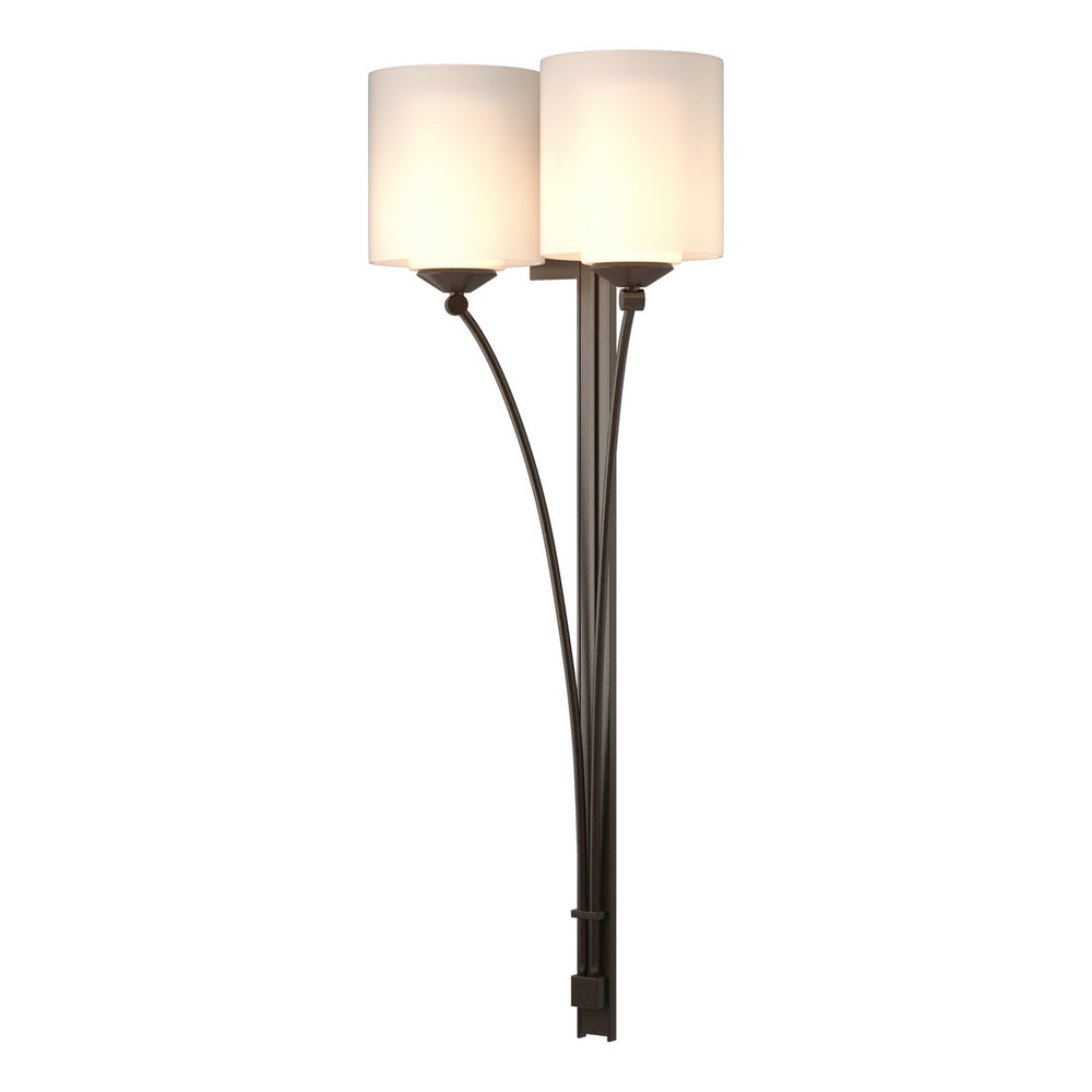 Hubbardton Forge - Two Light Wall Sconce - Formae - Oil Rubbed Bronze- Union Lighting Luminaires Decor