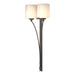 Hubbardton Forge - Two Light Wall Sconce - Formae - Natural Iron- Union Lighting Luminaires Decor