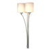 Hubbardton Forge - Two Light Wall Sconce - Formae - Vintage Platinum- Union Lighting Luminaires Decor