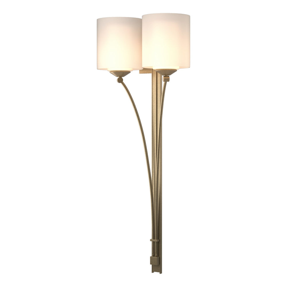 Hubbardton Forge - Two Light Wall Sconce - Formae - Soft Gold- Union Lighting Luminaires Decor