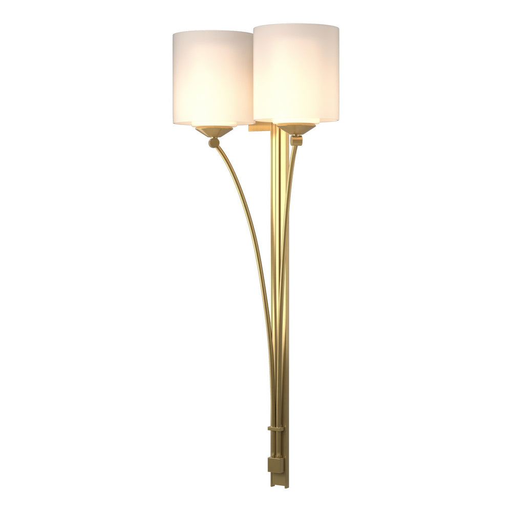Hubbardton Forge - Two Light Wall Sconce - Formae - Modern Brass- Union Lighting Luminaires Decor