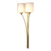 Hubbardton Forge - Two Light Wall Sconce - Formae - Modern Brass- Union Lighting Luminaires Decor