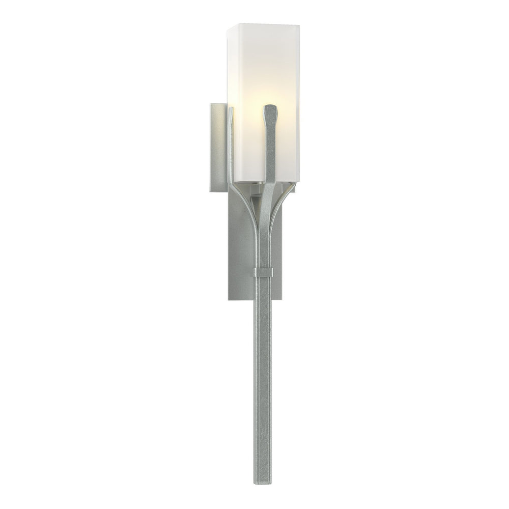 Hubbardton Forge - One Light Wall Sconce - Mediki - Vintage Platinum- Union Lighting Luminaires Decor