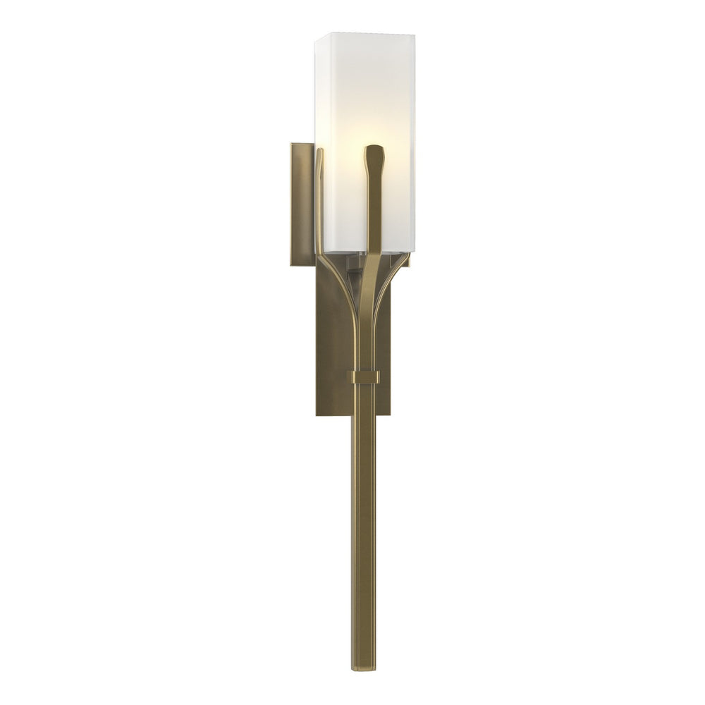 Hubbardton Forge - One Light Wall Sconce - Mediki - Modern Brass- Union Lighting Luminaires Decor