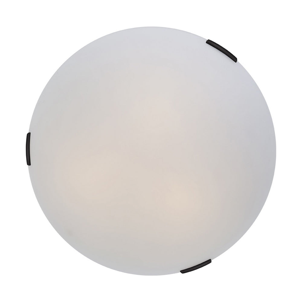 DVI Canada - Two Light Flush Mount - Orinoco - Ebony- Union Lighting Luminaires Decor