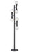DVI Canada - Six Light Floor Lamp - French Quarter - Ebony- Union Lighting Luminaires Decor