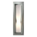 Hubbardton Forge - One Light Wall Sconce - Dune - Vintage Platinum- Union Lighting Luminaires Decor