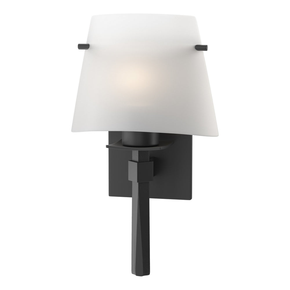 Hubbardton Forge - One Light Wall Sconce - Beacon Hall - Black- Union Lighting Luminaires Decor