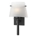 Hubbardton Forge - One Light Wall Sconce - Beacon Hall - Black- Union Lighting Luminaires Decor