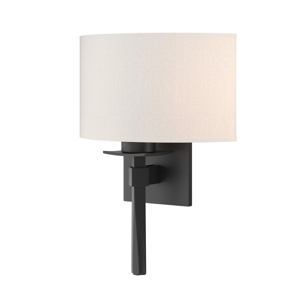 Hubbardton Forge - One Light Wall Sconce - Beacon Hall - Black- Union Lighting Luminaires Decor