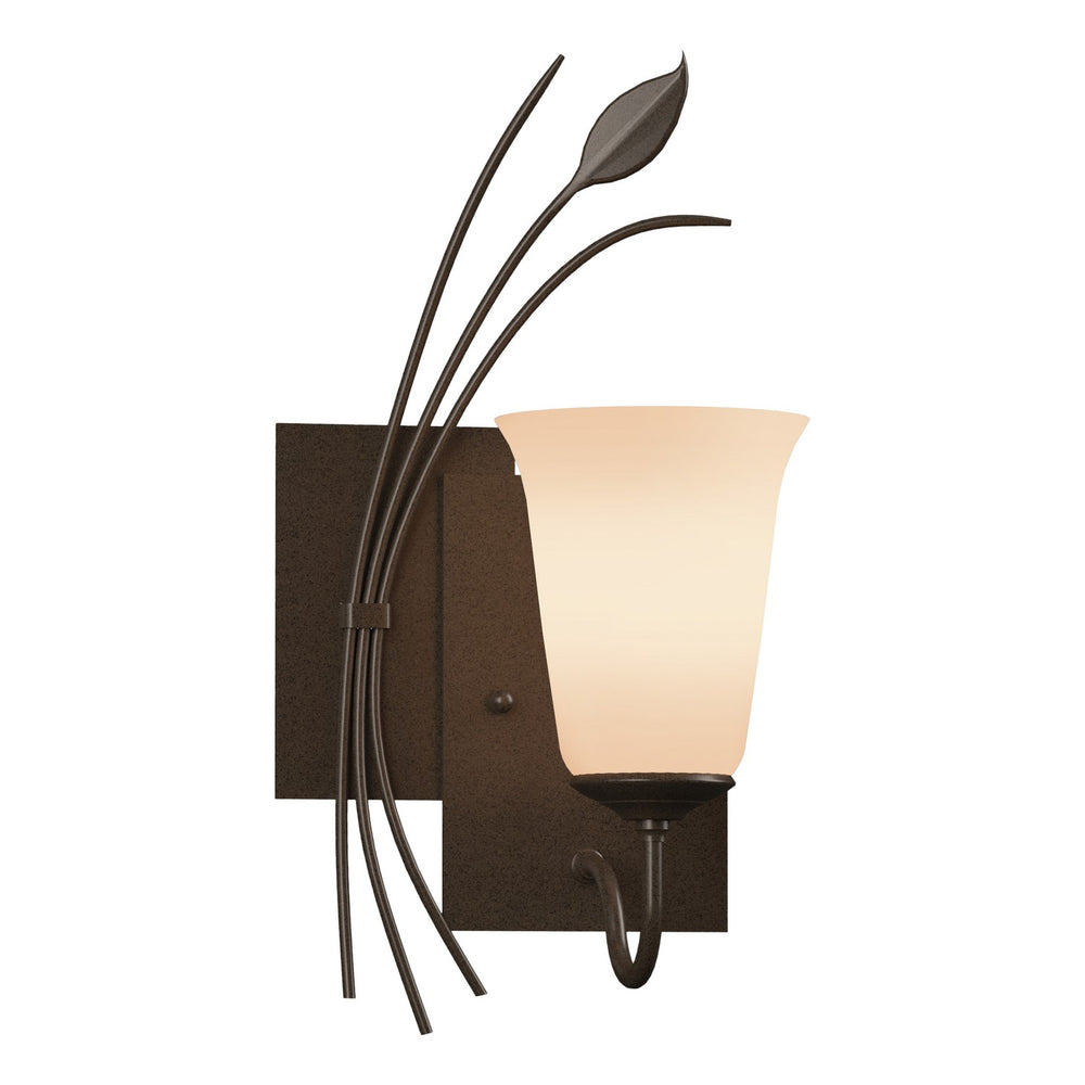 Hubbardton Forge - One Light Wall Sconce - Leaf - Bronze- Union Lighting Luminaires Decor