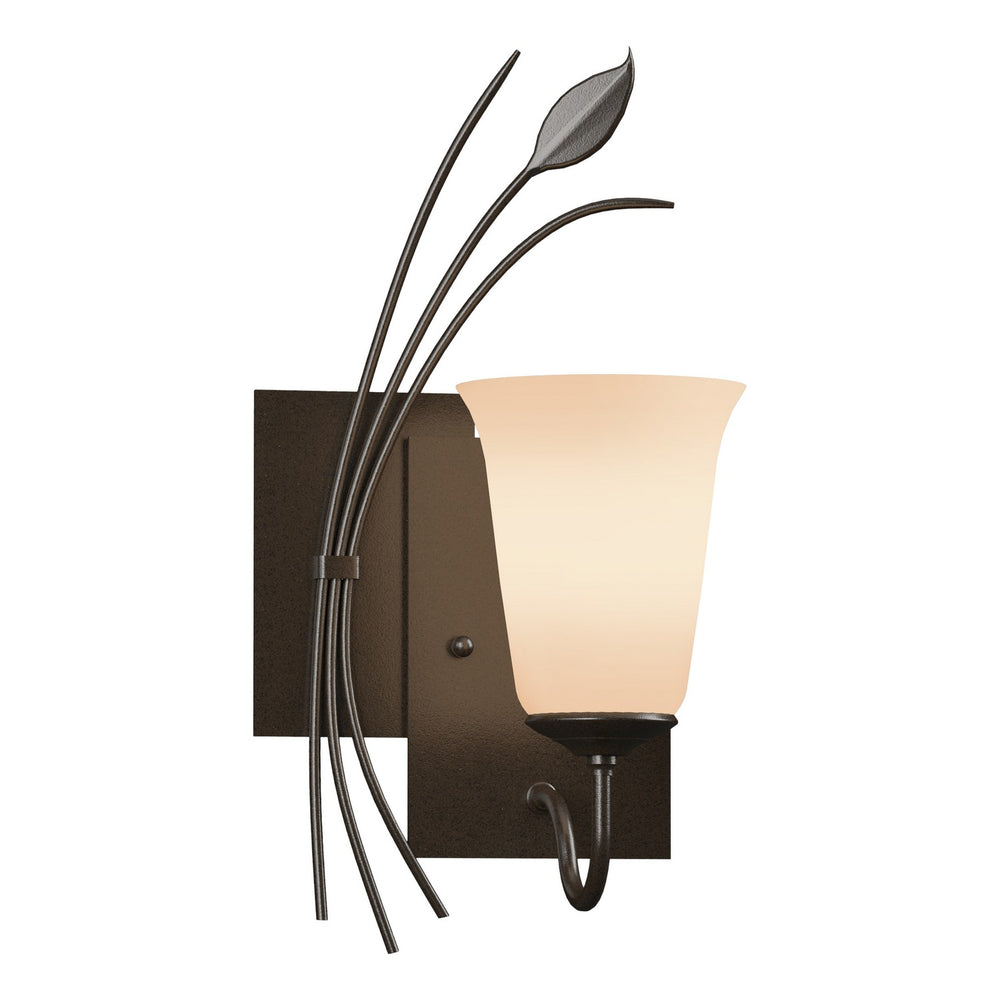 Hubbardton Forge - One Light Wall Sconce - Leaf - Oil Rubbed Bronze- Union Lighting Luminaires Decor