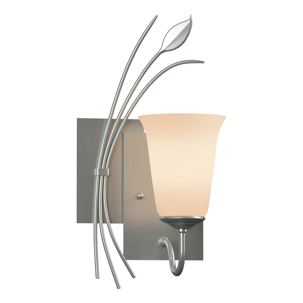 Hubbardton Forge - One Light Wall Sconce - Leaf - Vintage Platinum- Union Lighting Luminaires Decor