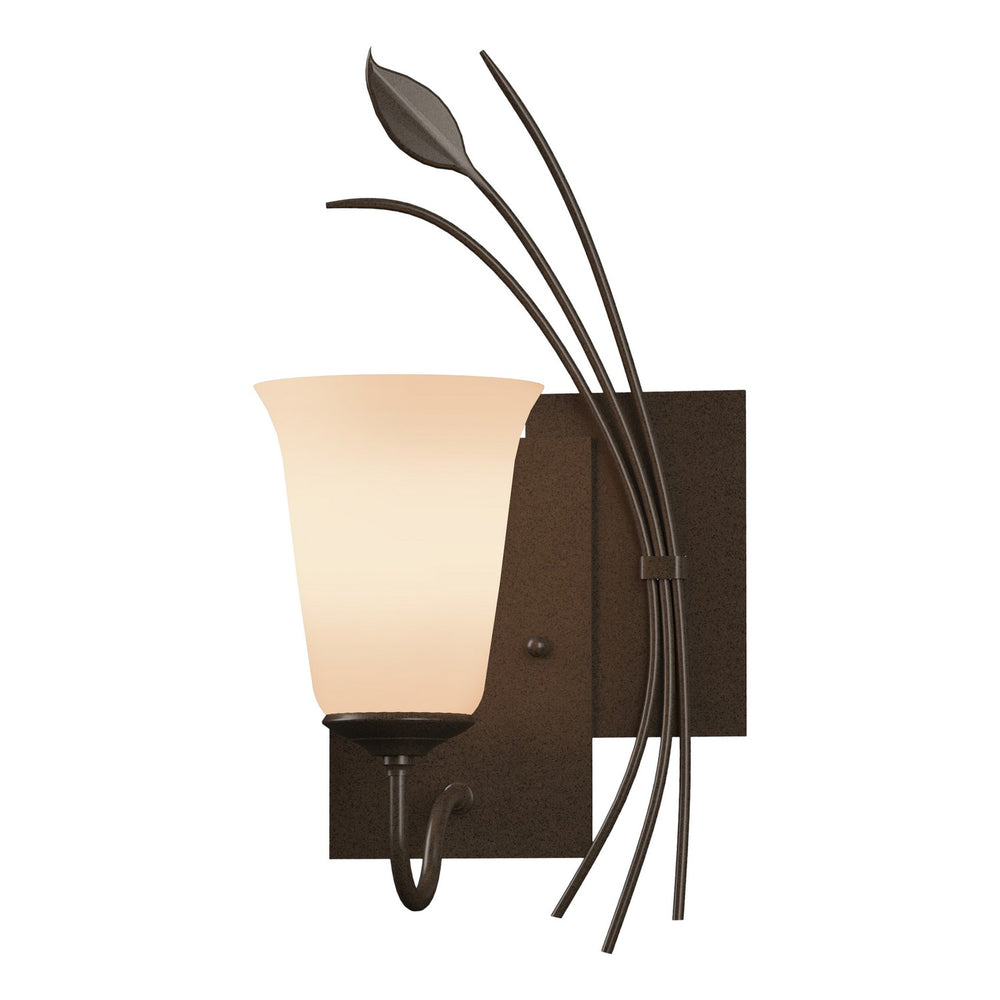 Hubbardton Forge - One Light Wall Sconce - Leaf - Bronze- Union Lighting Luminaires Decor
