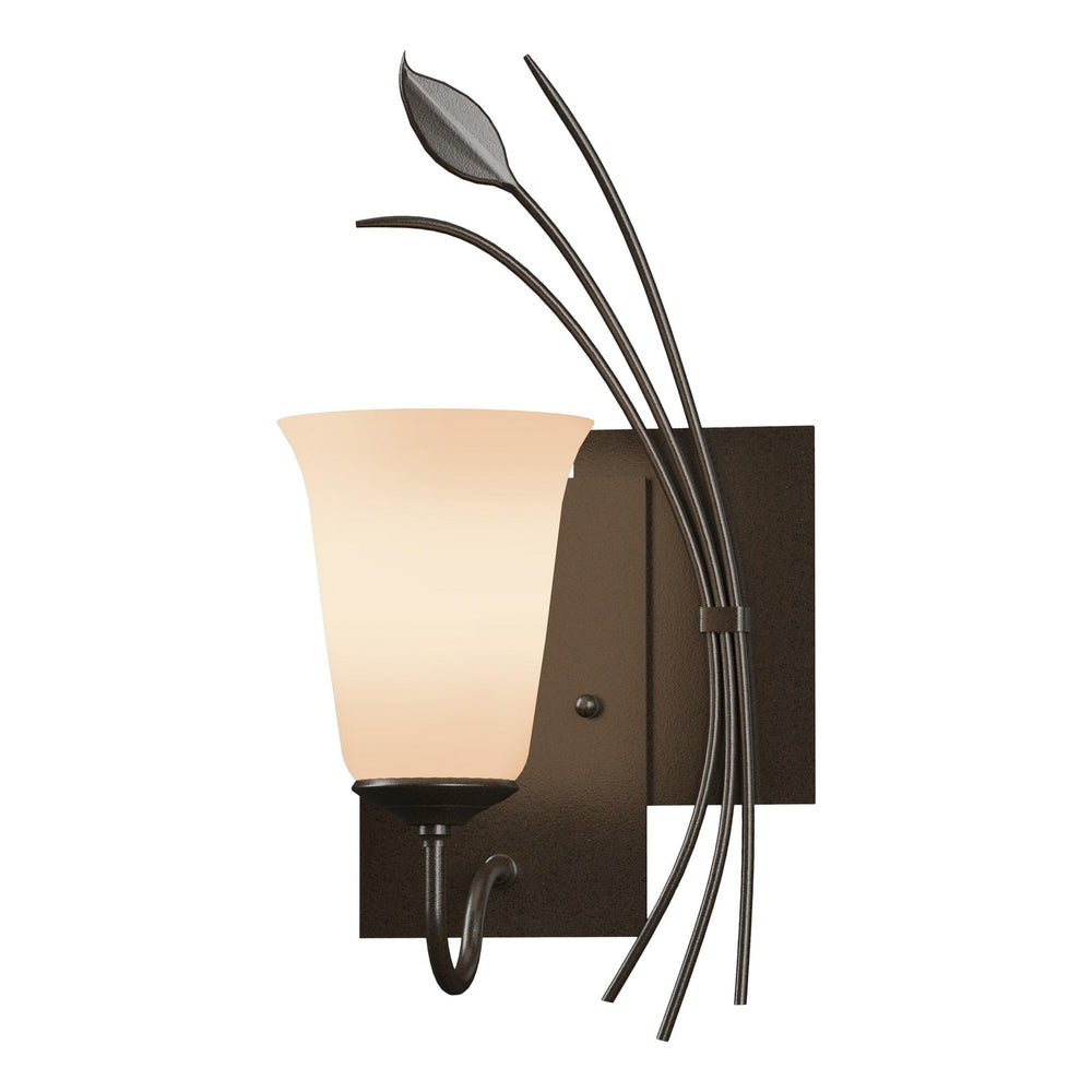 Hubbardton Forge - One Light Wall Sconce - Leaf - Oil Rubbed Bronze- Union Lighting Luminaires Decor