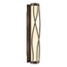 Hubbardton Forge - Four Light Wall Sconce - Twine - Bronze- Union Lighting Luminaires Decor