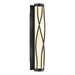 Hubbardton Forge - Four Light Wall Sconce - Twine - Black- Union Lighting Luminaires Decor
