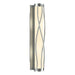 Hubbardton Forge - Four Light Wall Sconce - Twine - Vintage Platinum- Union Lighting Luminaires Decor