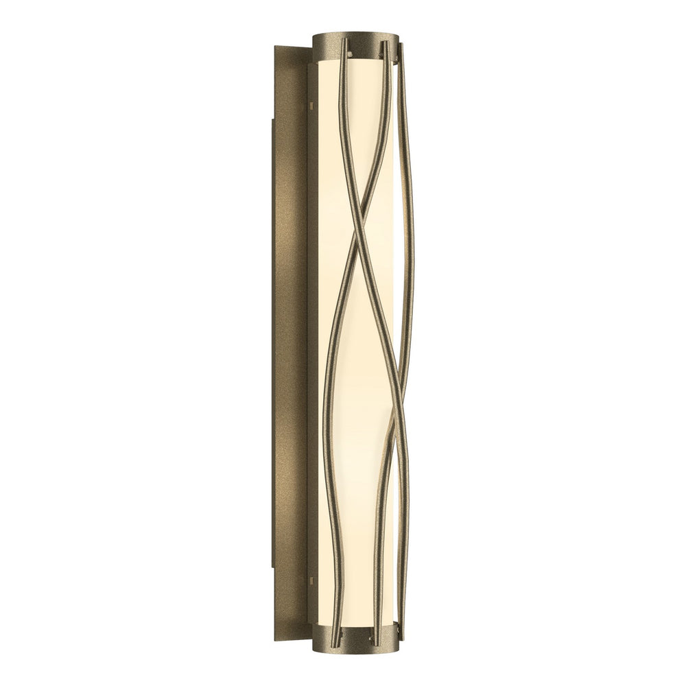 Hubbardton Forge - Four Light Wall Sconce - Twine - Soft Gold- Union Lighting Luminaires Decor
