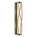 Hubbardton Forge - Four Light Wall Sconce - Twine - Soft Gold- Union Lighting Luminaires Decor