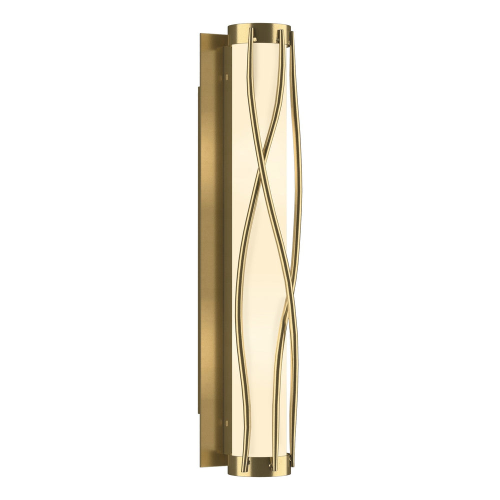Hubbardton Forge - Four Light Wall Sconce - Twine - Modern Brass- Union Lighting Luminaires Decor