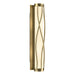 Hubbardton Forge - Four Light Wall Sconce - Twine - Modern Brass- Union Lighting Luminaires Decor