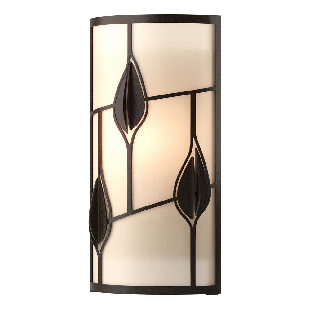 Hubbardton Forge - One Light Wall Sconce - Alison's Leaves - Oil Rubbed Bronze- Union Lighting Luminaires Decor