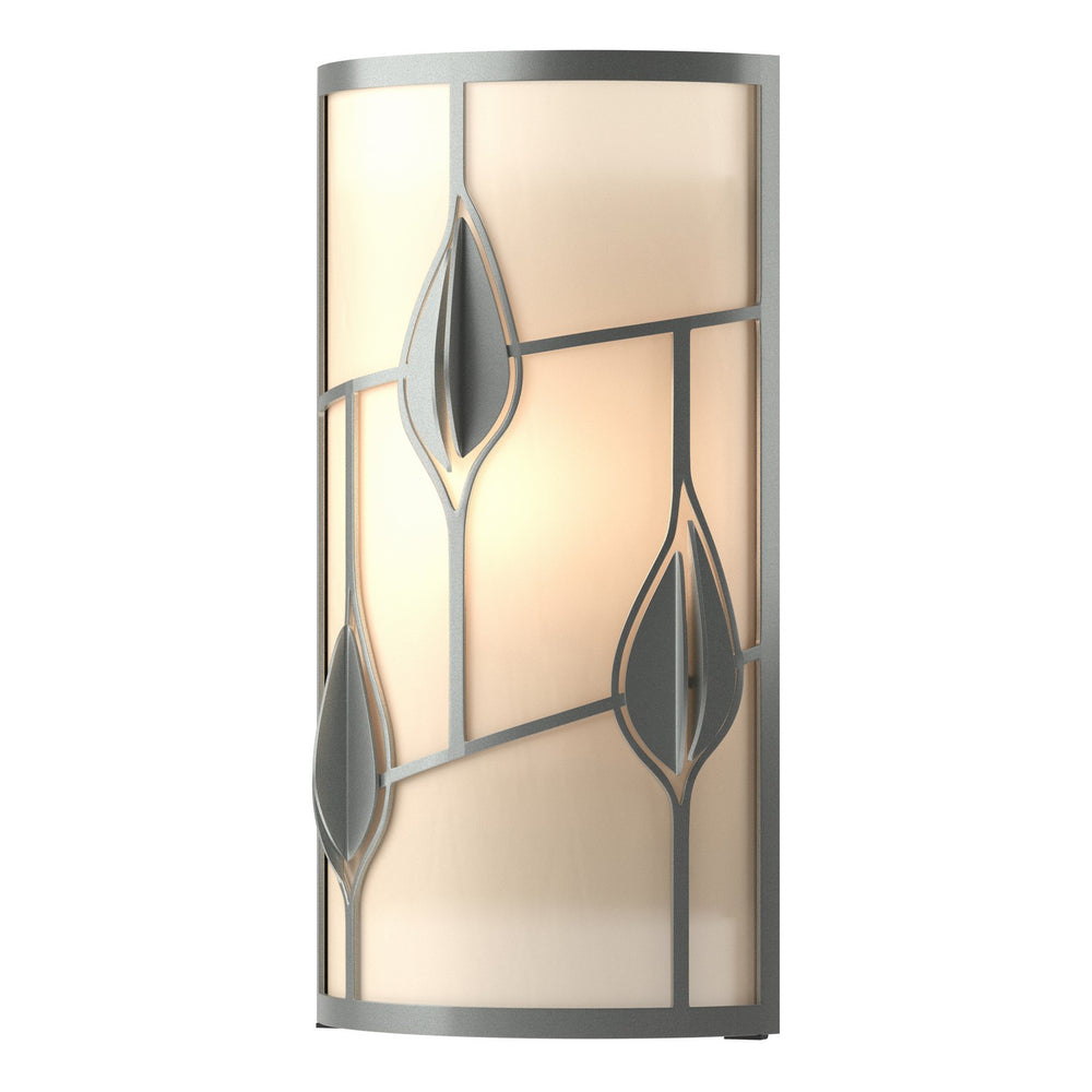 Hubbardton Forge - One Light Wall Sconce - Alison's Leaves - Vintage Platinum- Union Lighting Luminaires Decor