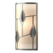Hubbardton Forge - One Light Wall Sconce - Alison's Leaves - Vintage Platinum- Union Lighting Luminaires Decor