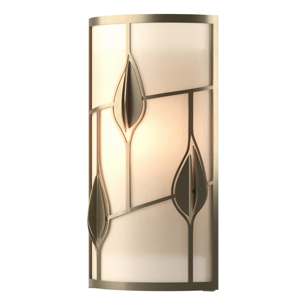 Hubbardton Forge - One Light Wall Sconce - Alison's Leaves - Soft Gold- Union Lighting Luminaires Decor