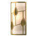 Hubbardton Forge - One Light Wall Sconce - Alison's Leaves - Modern Brass- Union Lighting Luminaires Decor