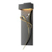 Hubbardton Forge - LED Wall Sconce - Rhapsody - Black- Union Lighting Luminaires Decor