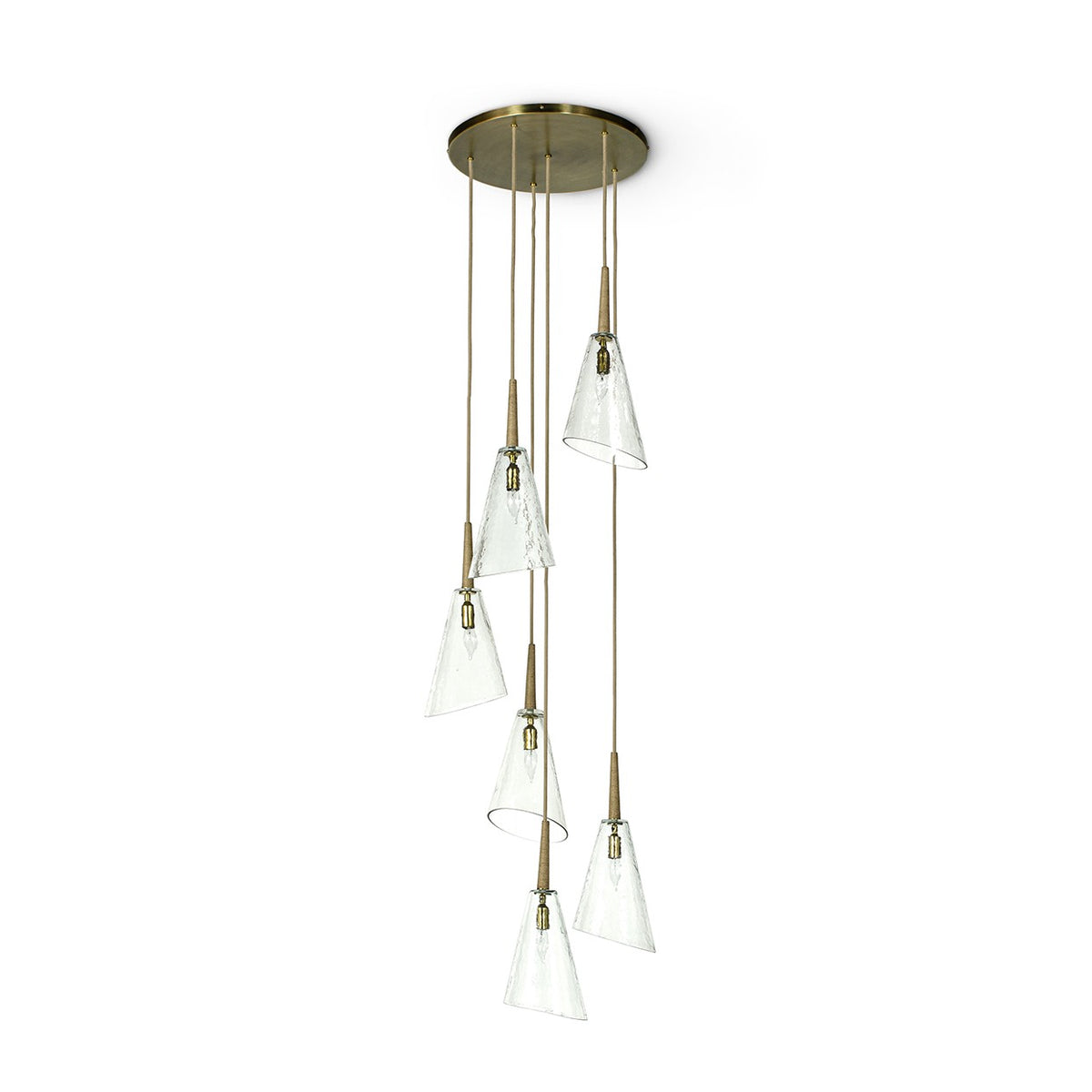 Palecek Six Light Chandelier Veraldi — Union Lighting & Decor