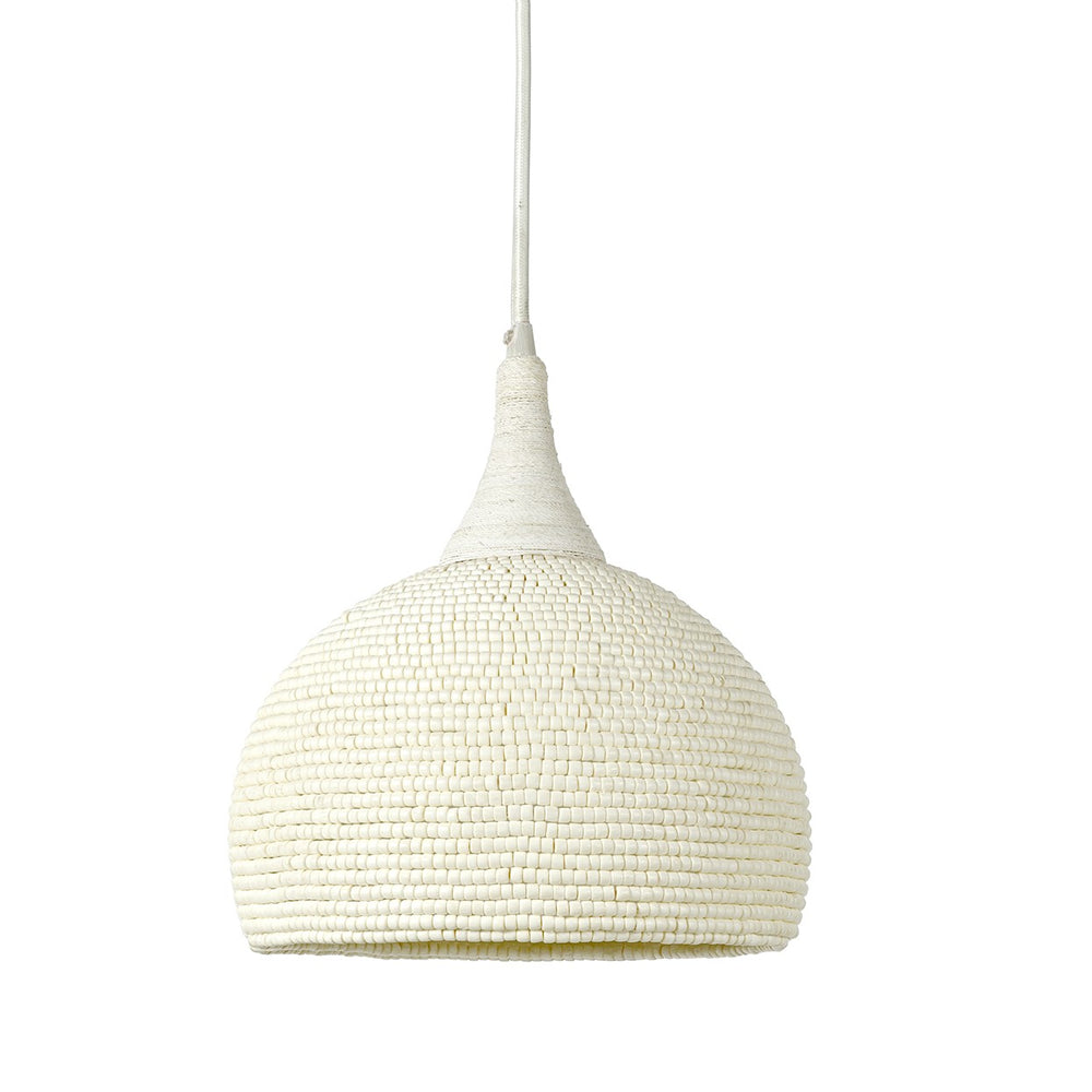 Palecek - One Light Pendant - Madeline - White Wash- Union Lighting Luminaires Decor