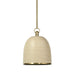 Palecek Canada - Pendant - Rivoli Leather - Antique Brass- Union Lighting Luminaires Decor