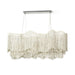 Palecek - Six Light Chandelier - Elena - Brushed Nickel Plated- Union Lighting Luminaires Decor