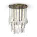 Palecek - Seven Light Chandelier - Cordelia - Antique Brass- Union Lighting Luminaires Decor