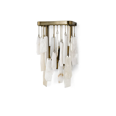 Palecek Canada - Wall Sconce - Cordelia - Antique Brass- Union Lighting Luminaires Decor