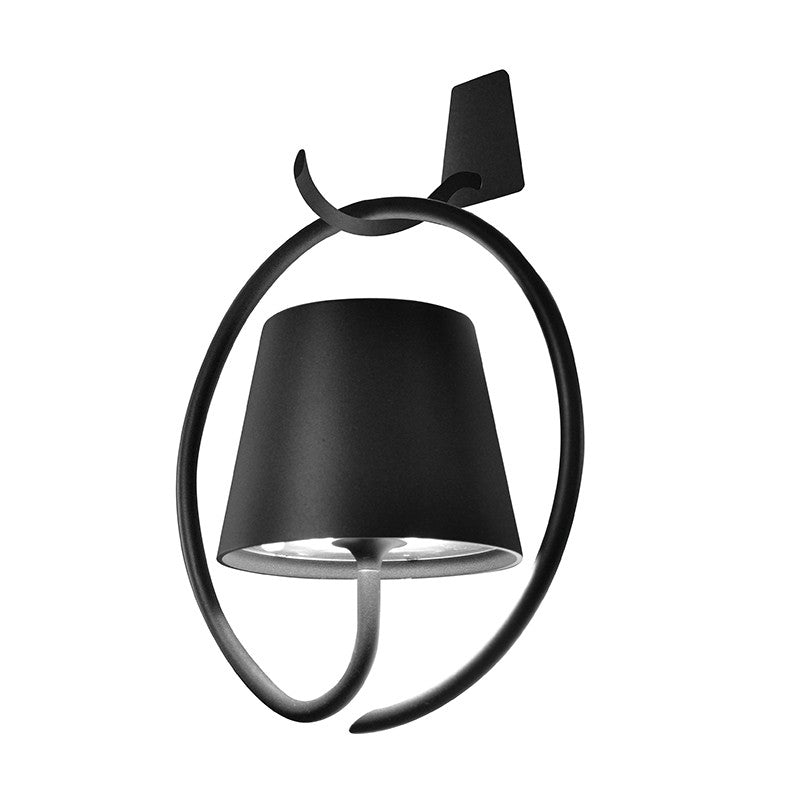 Zafferano - LED Wall Lamp - Poldina - Dark grey- Union Lighting Luminaires Decor