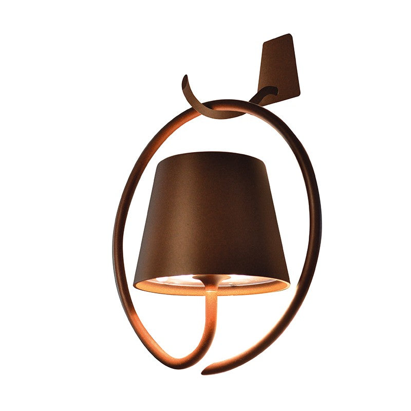 Zafferano - LED Wall Lamp - Poldina - Rust- Union Lighting Luminaires Decor