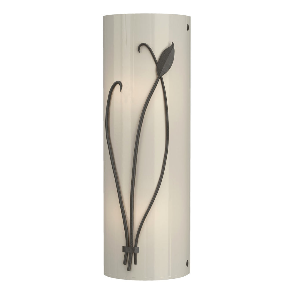 Hubbardton Forge - Two Light Wall Sconce - Leaf - Dark Smoke- Union Lighting Luminaires Decor