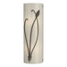 Hubbardton Forge - Two Light Wall Sconce - Leaf - Dark Smoke- Union Lighting Luminaires Decor