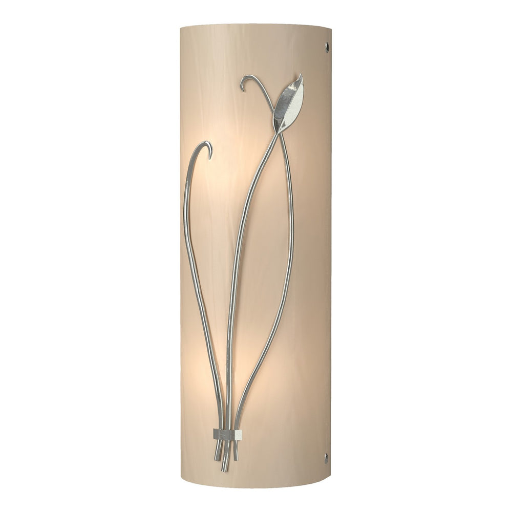 Hubbardton Forge - Two Light Wall Sconce - Leaf - Sterling- Union Lighting Luminaires Decor